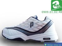 Giày Tennis Màu Trắng Viền ĐenCCTT05