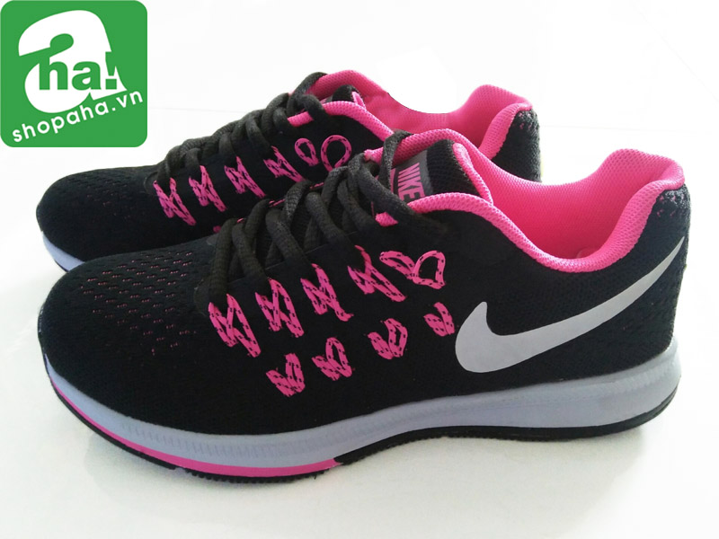 Giày Thể Thao Nữ Nike Đen Hồng GNN011