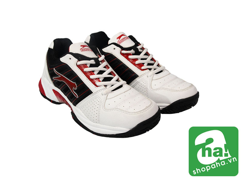 Giày Tennis Màu Trắng Đỏ Viền Đen TNN05