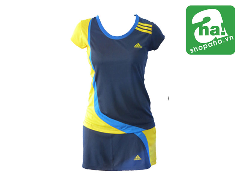 Váy Tennis Nữ Màu Xanh Vàng Adidas VNM06