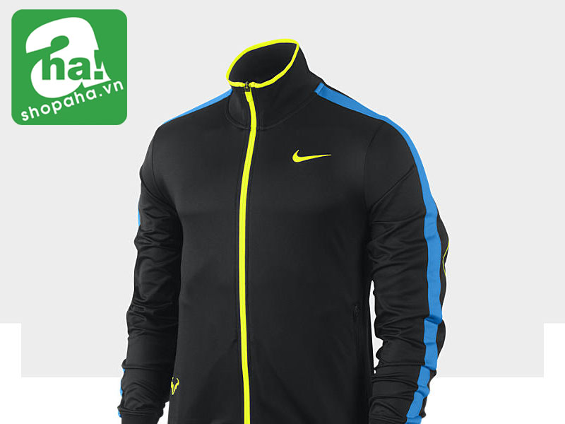 Áo Khoác Nike Màu Đen Xanh LÁ ADH02