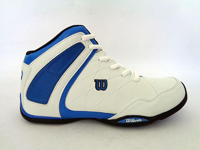giày bóng rổ wilson trắng xanh dương NK112