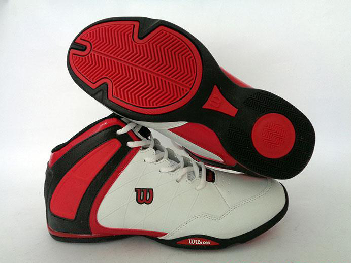 giày bóng rổ wilson trắng đỏ NK111