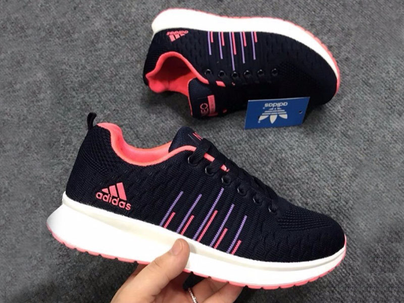 Giày thể thao Adidas màu đen hồng AD12