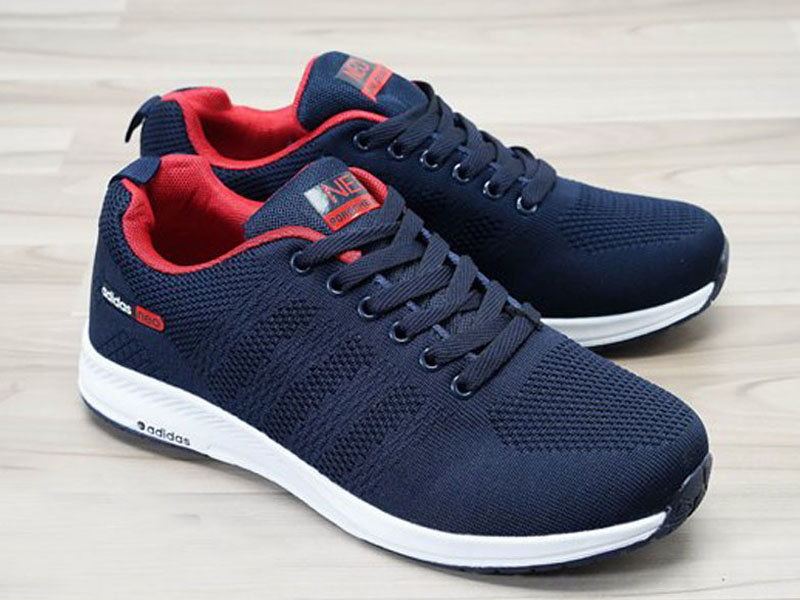 Giày thể thao Adidas màu  xanh đỏ AD17