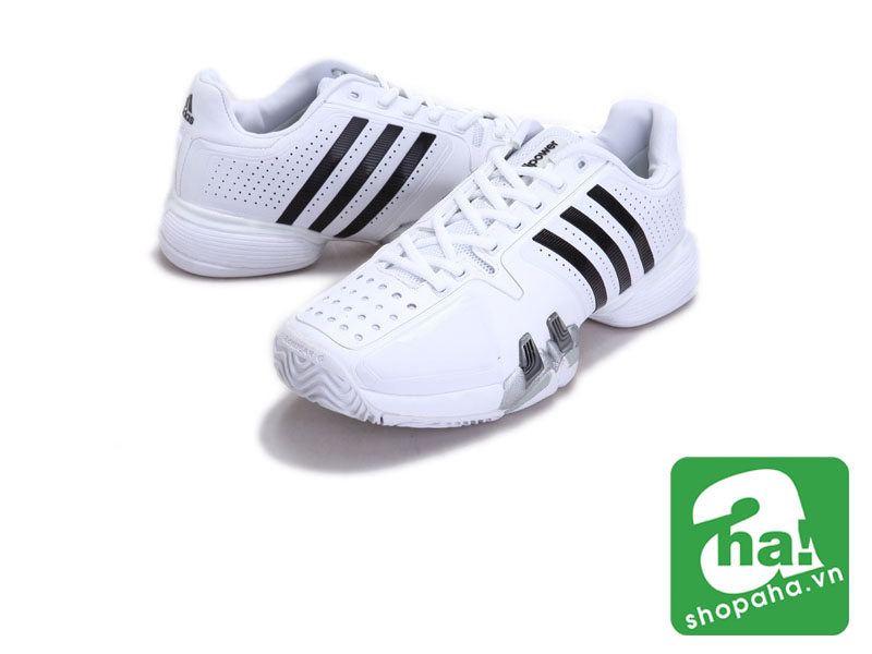 Giày tennis màu trắng đen gtt07