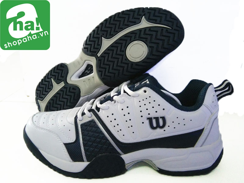 Giày tennis  trắng xanh Wilson gtt02