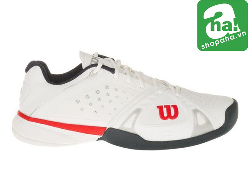 Giày tennis trắng đỏ Wilson gtt32