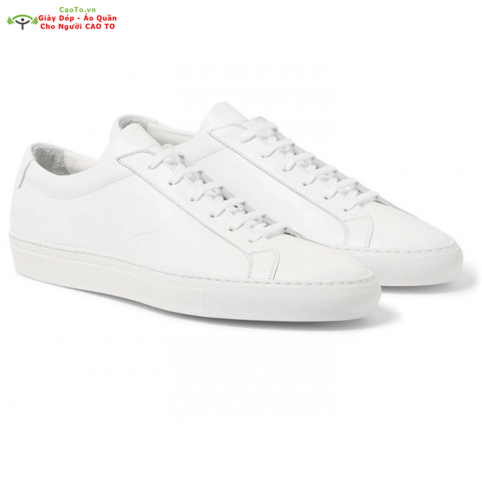 Giày Sneaker Leather Big Size Full White (Trắng)