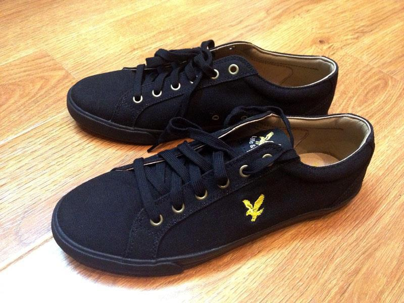 Giày Size Lớn Giày Lyle & Scott StemSter Mens Laced canvas Trainers Navy