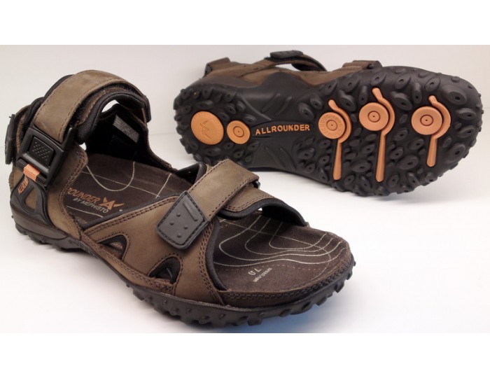 Mephisto allrounder sandals ROCK dark brown-700x540