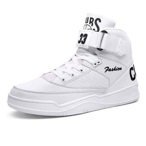 Giày Sneaker CLUBS Cao Cổ Màu Trắng Big Size 45-46-47-48