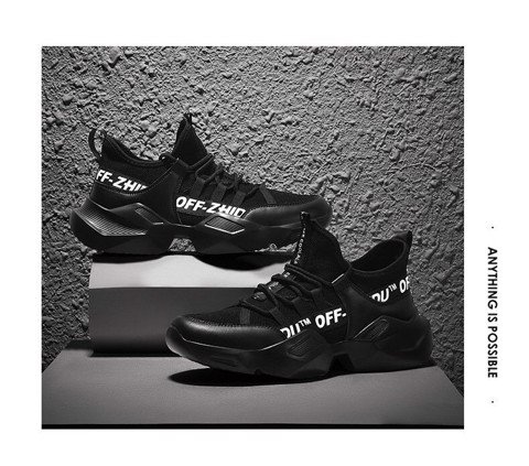 Giày Sneaker OFF TM Màu Đen Big Size 45-46-47-48