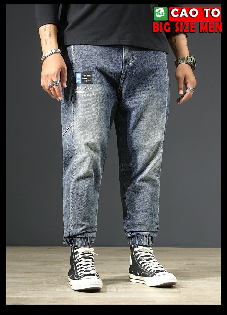 Quần jeans Xanh Nam Thời Trang Big Size Men Chính Hãng Chất Lượng Cao