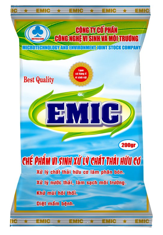 Xử lý vỏ cà phê thành phân ủ hữu cơ vi sinh bằng chế phẩm EMIC
