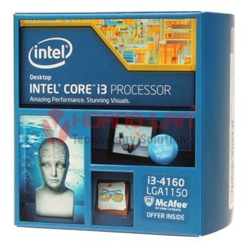 CPU Intel I3-4160 -3.6Ghz/3Mb/SK1150 - Box