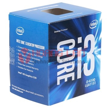 CPU Intel I3-6100-3.7Ghz/ 3Mb/SK 1151 - Skylake