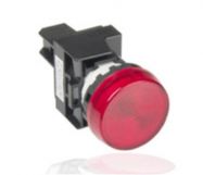 Đèn LED IDEC YW1P đỏ/vàng - Đèn báo IDEC 24V-220V - Đèn báo pha tủ điện IDEC YW1P