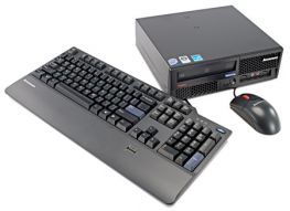 Lenovo THINKCENTRE M58p-C2D E8400/RAM2GB/HDD 160GB/ DVD-ROM GBE/ DVMT5.0/, bàn phím + chuột