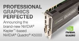 VGA Nvidia Quadro Kepler K5000 4GB  ECC/256bit/GDDR5 - 1536 Cuda Core/Memory bandwidth 173Gb/s/HP Refurbished, có hộp
