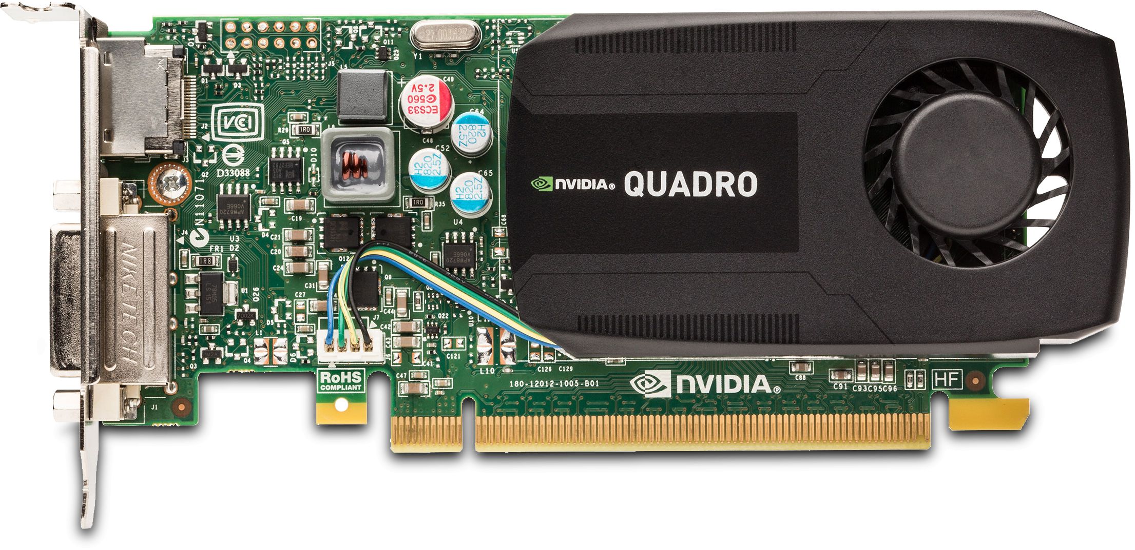 Nvidia Quadro K600 I 192 CUDA Cores I 29Gb/s I 1Gb GDDR I 128 Bits
