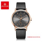 Đồng hồ nữ Julius JA1159 dây da đen - SIZE 36.5