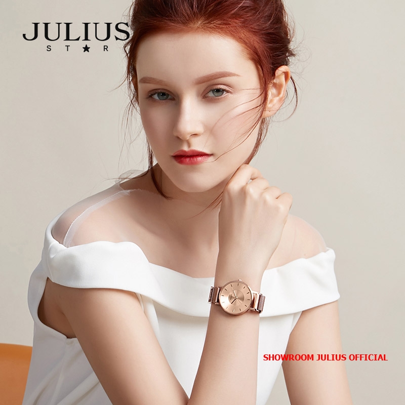 Đồng hồ nữ Julius JS025A kính Sapphire khóa nam châm - Size 36