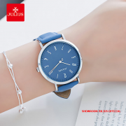 Đồng hồ nữ Julius JA1017 dây da xanh - SIZE 36