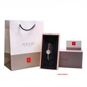Đồng hồ nữ Julius Star JS-036 dây thép kính sapphire - - Size 20