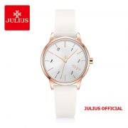 Đồng hồ nữ Julius JA-1253 dây da trắng  - Size 30