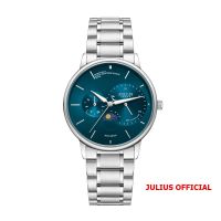 Julius Official | Đồng hồ nam Julius JAH-139 dây mặt xanh  size 39.5