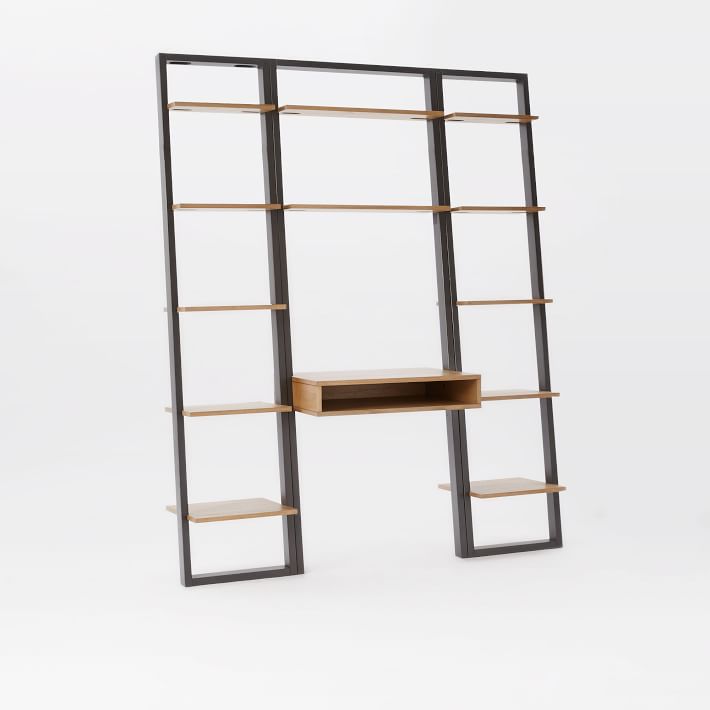 ladder-shelf-desk-narrow-bookshelf-set-o (2)
