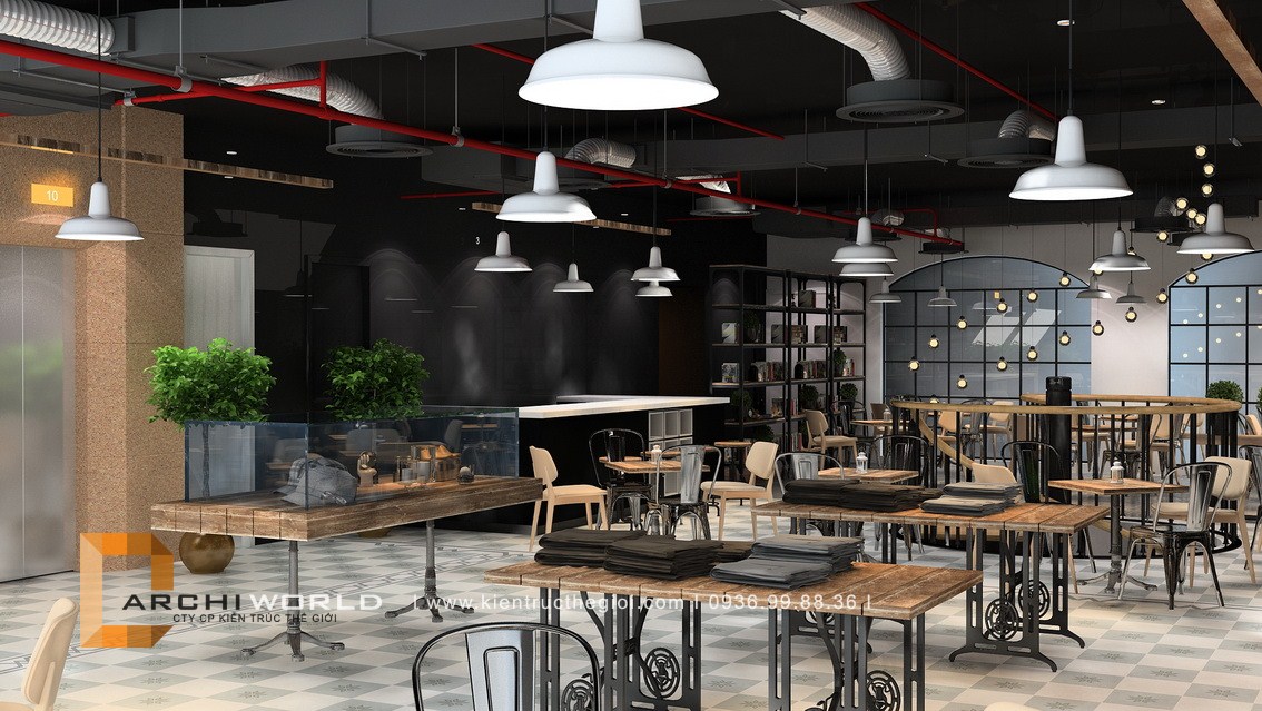 CORA CAFE - Thiết kế quán cafe đẹp, phong cách