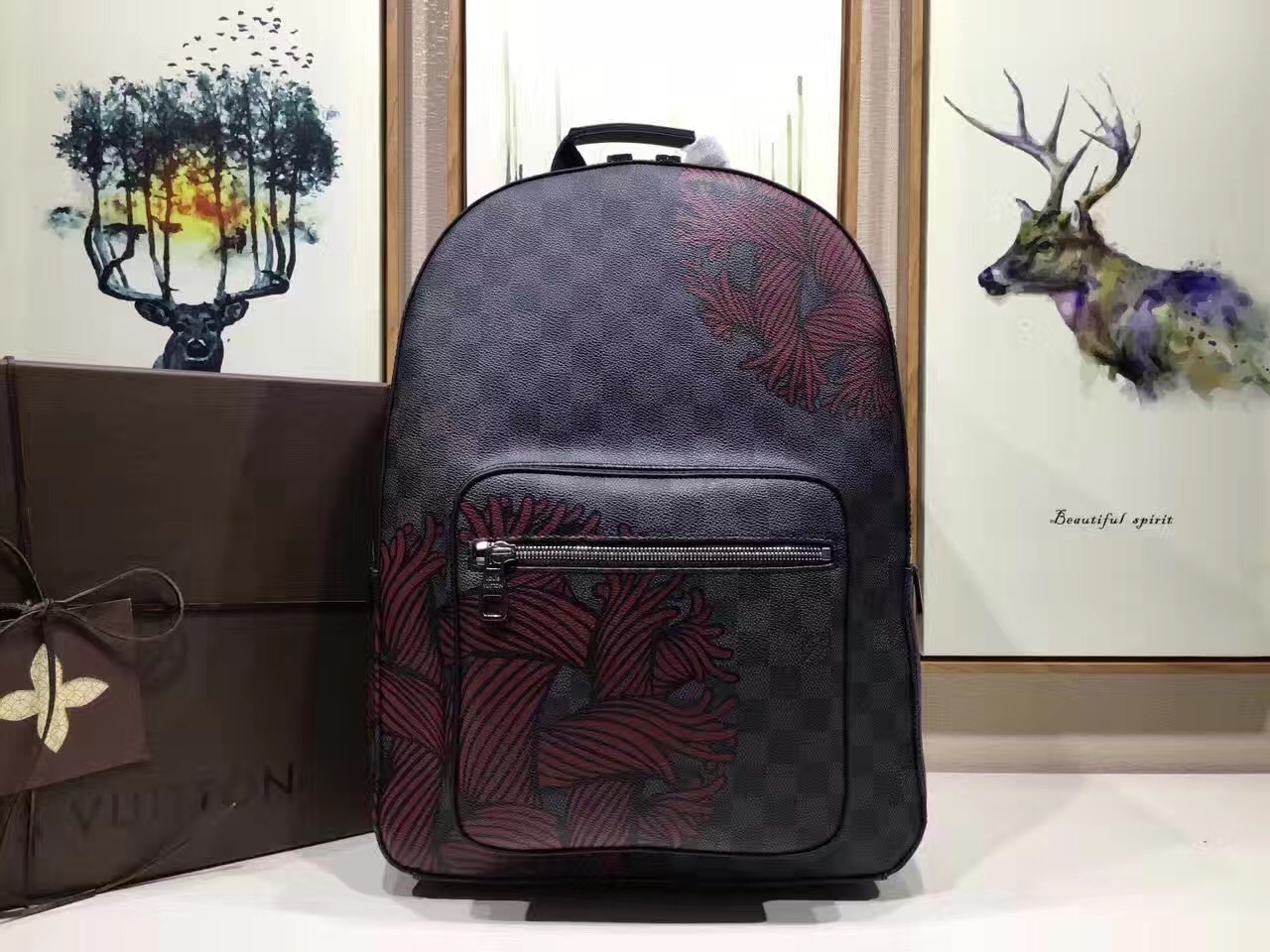 Túi Xách Louis Vuitton Damier Canvas Josh Backpack-N41712-TXLV077