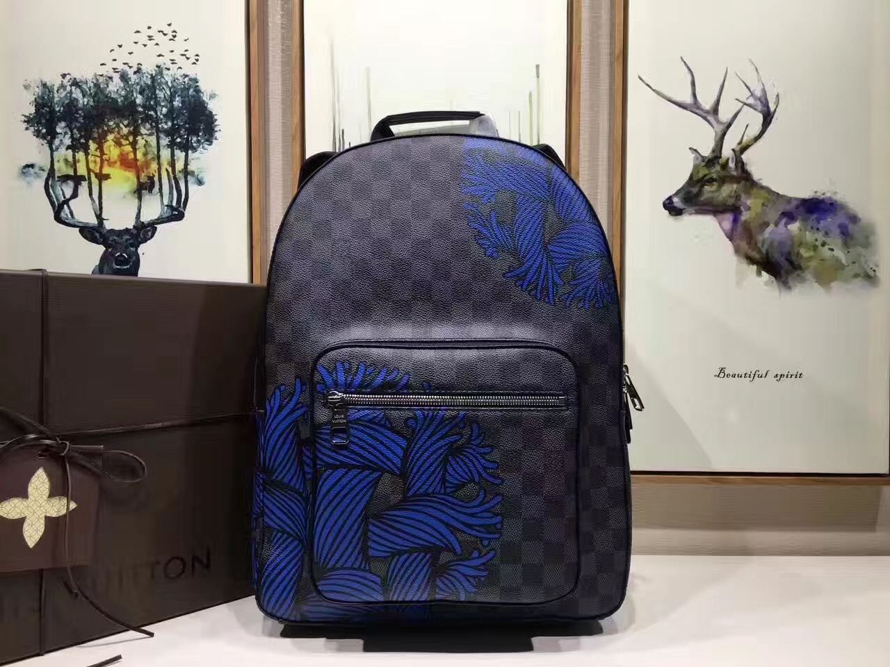 Túi Xách Louis Vuitton Damier Canvas Josh Backpack-N41712-TXLV087