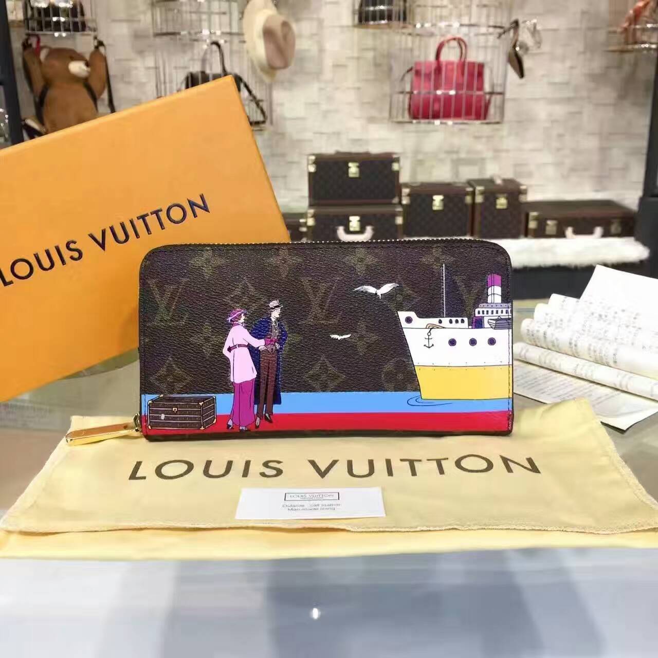 Ví Nữ  Louis Vuitton Monogram Zippy Wallet-M62135-VNLV108