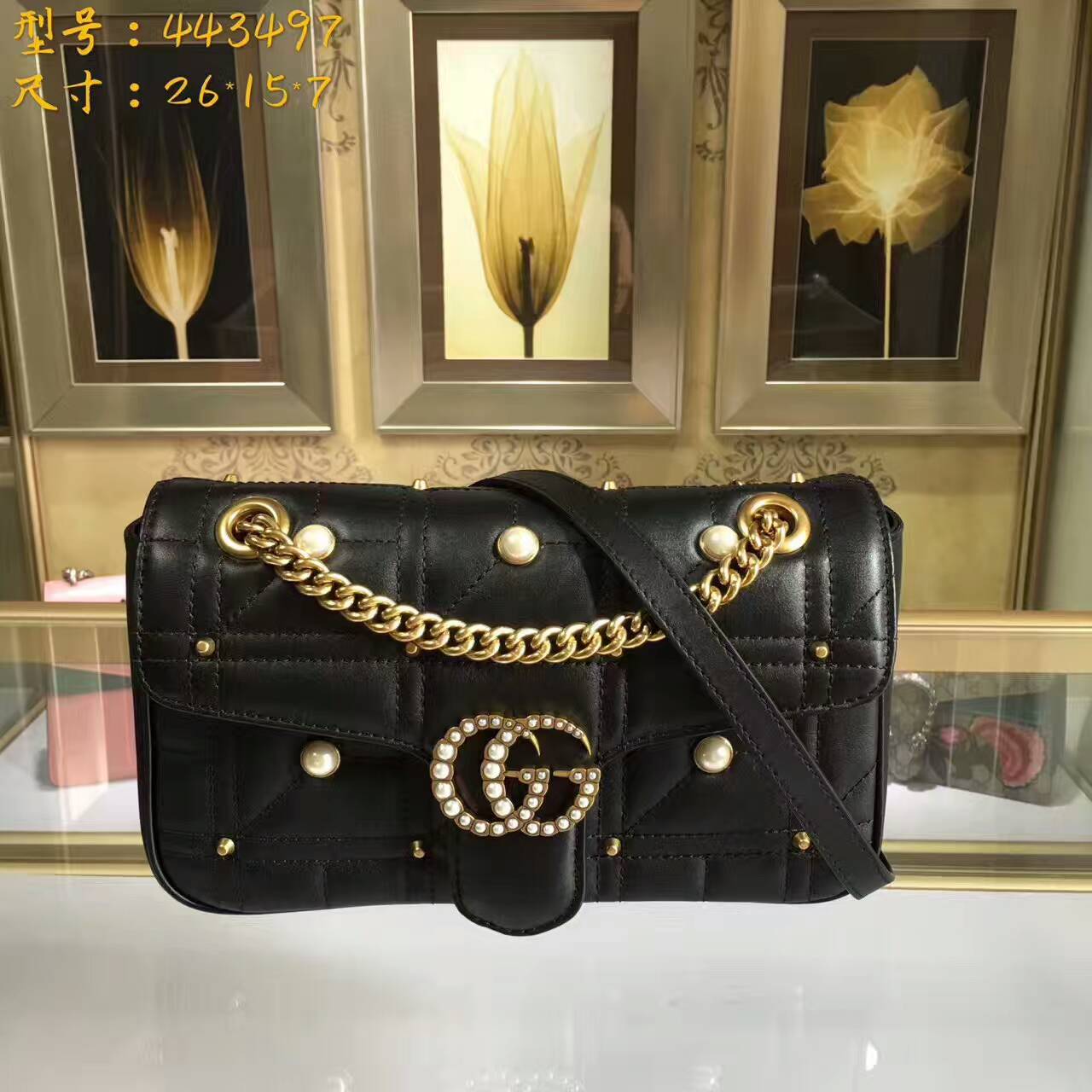 Tui-xach-Gucci GG Marmont matelassé shoulder bag-443497-txgc002(5)