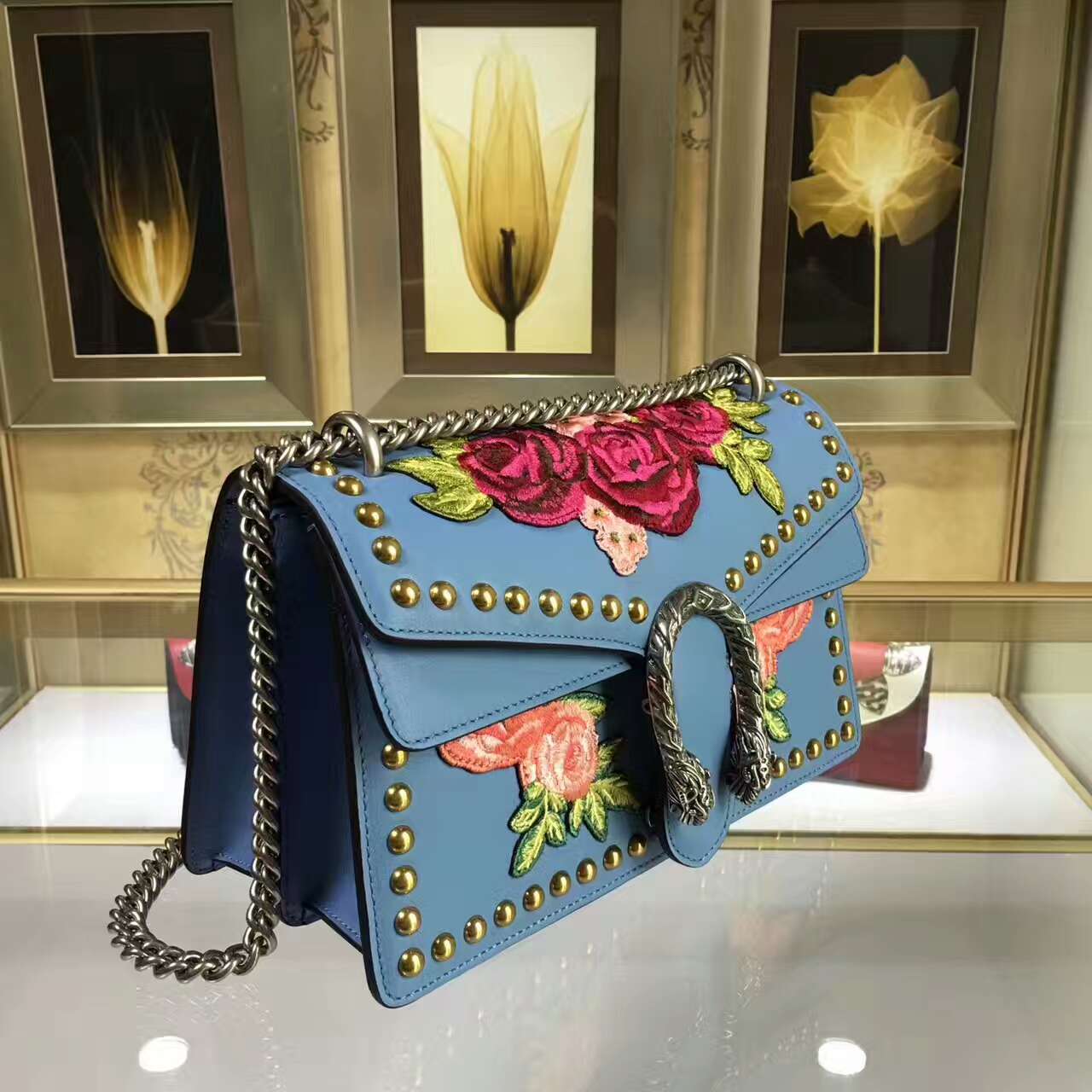 Gucci Dionysus embroidered shoulder bag-400249-txgc017(1)