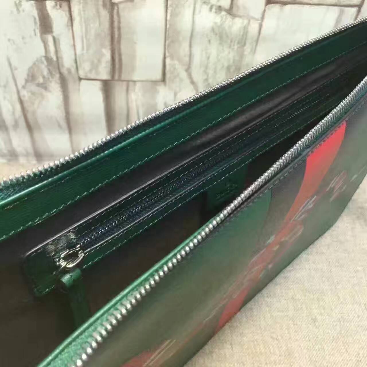 Gucci Snake print leather handbag-249016(4)