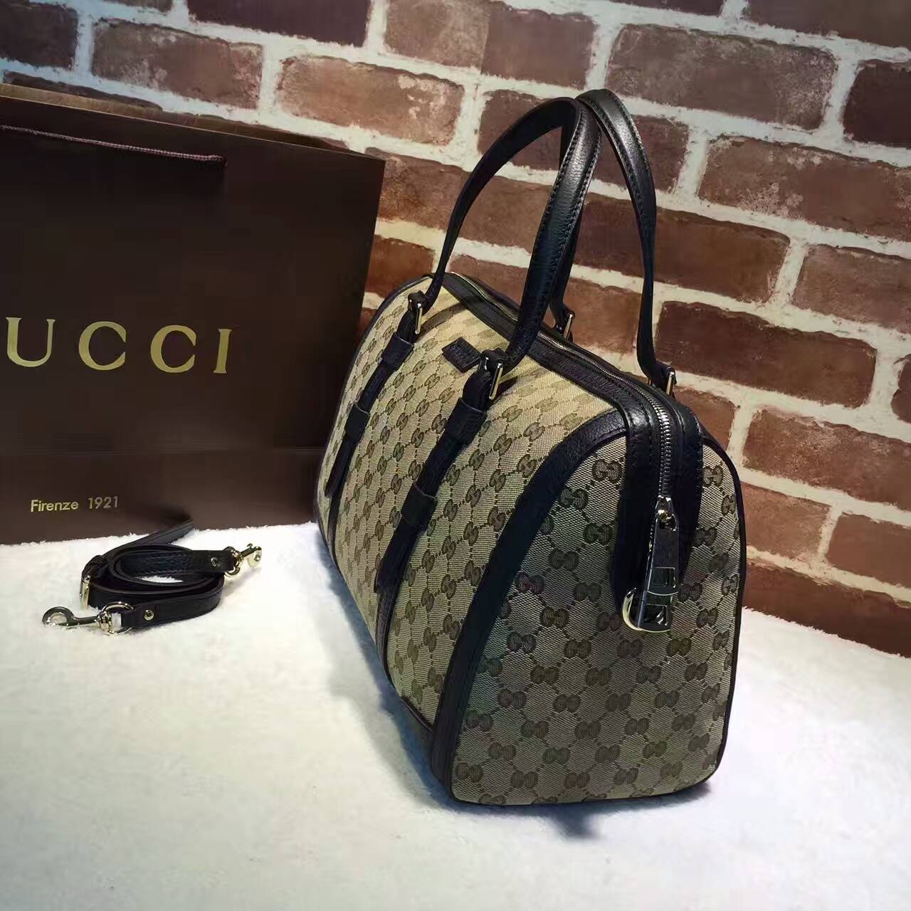 Gucci signature Top Handle bag-387600(1)