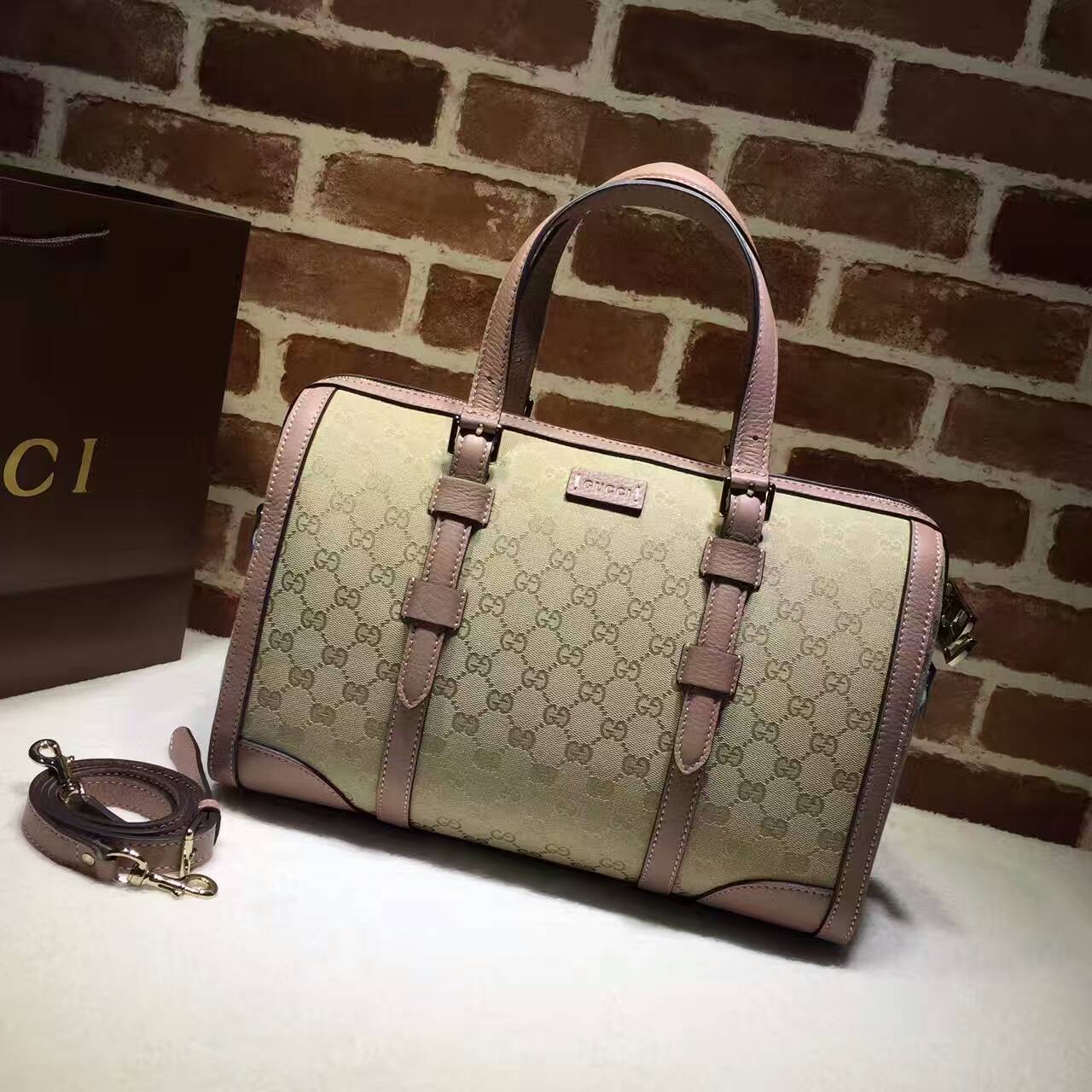 Gucci signature Top Handle bag-387600(5)