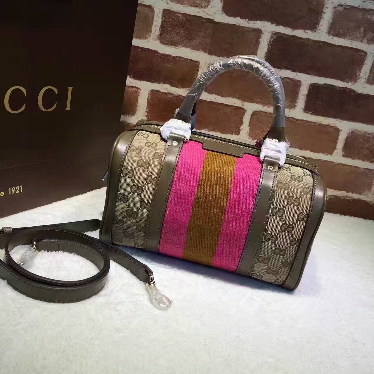 Gucci Ribbon Top Handle bag-269876(4)