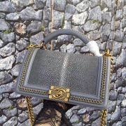 Túi Xách Chanel LeBoy Siêu Cấp ( Da Cá Đuối 25CM ) - TXCN021