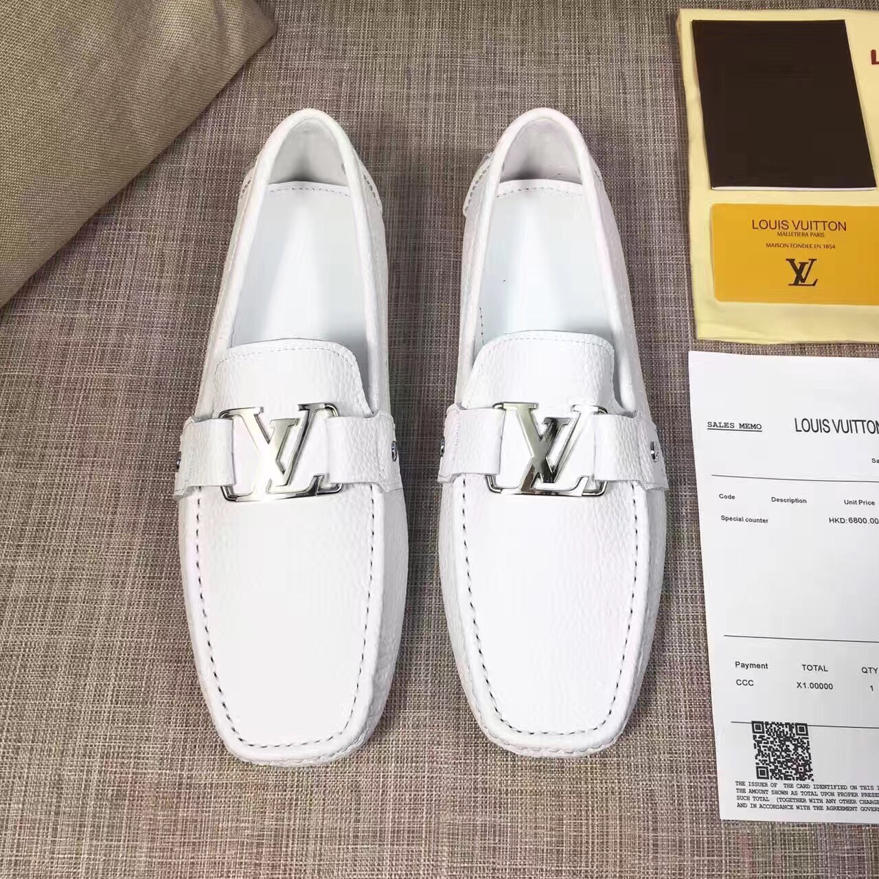 Giày lười nam Louis Vuitton siêu cấp - GNLV041