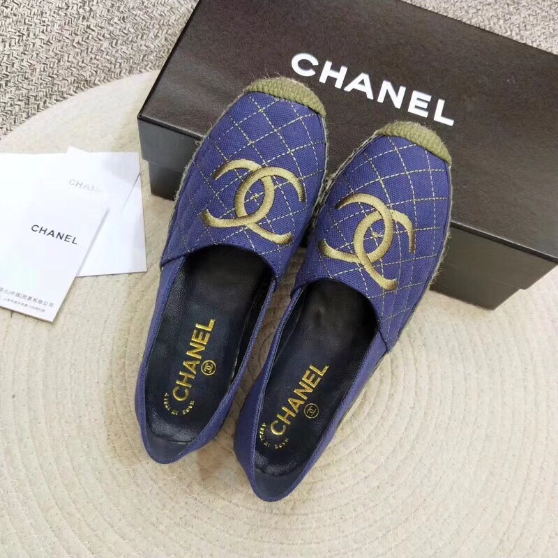 Giày Nữ Chanel đế cói siêu cấp - GNCN043
