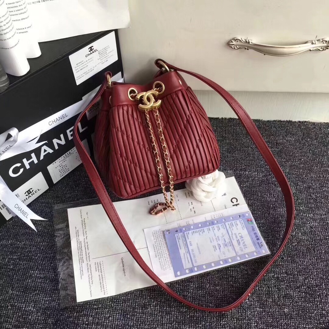 Túi xách Chanel Drawstring siêu cấp VIp - TXCN227