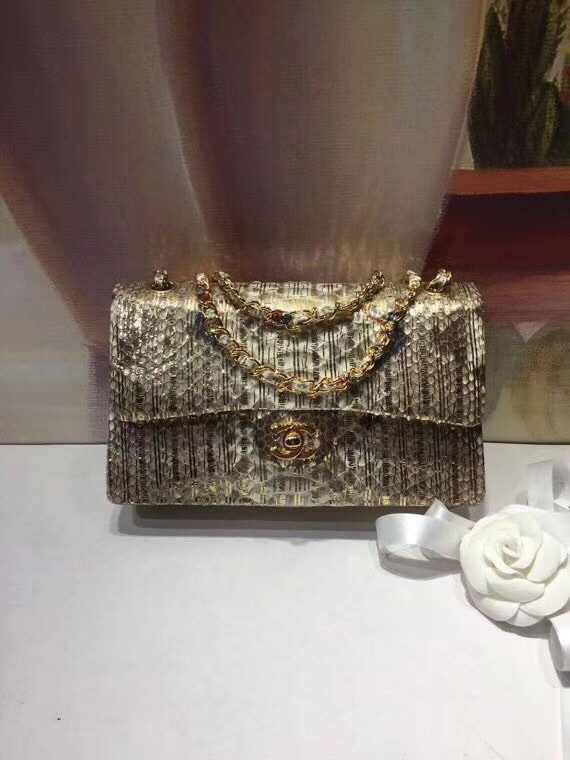 Túi xách Chanel Classic da trăn siêu cấp VIP - TXCN275