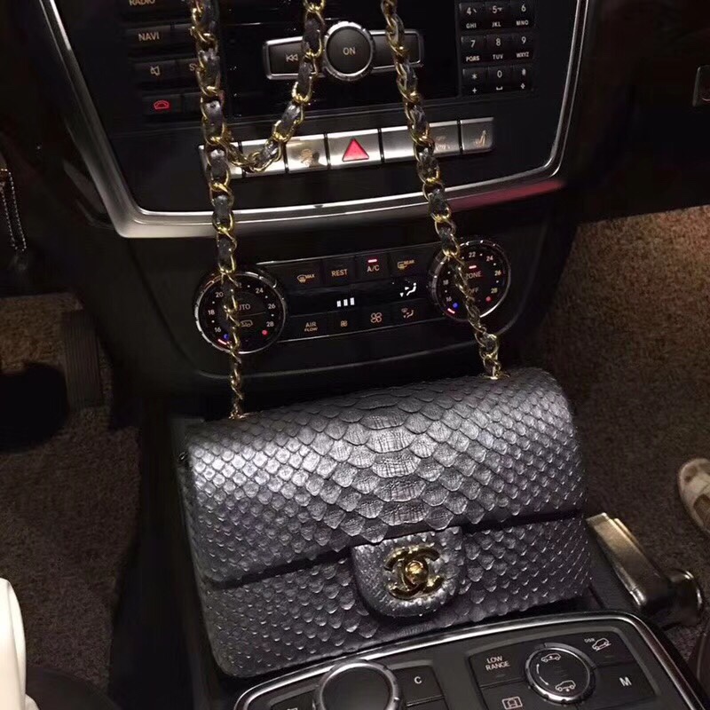 Túi xách Chanel Classic da trăn siêu cấp VIP - TXCN299