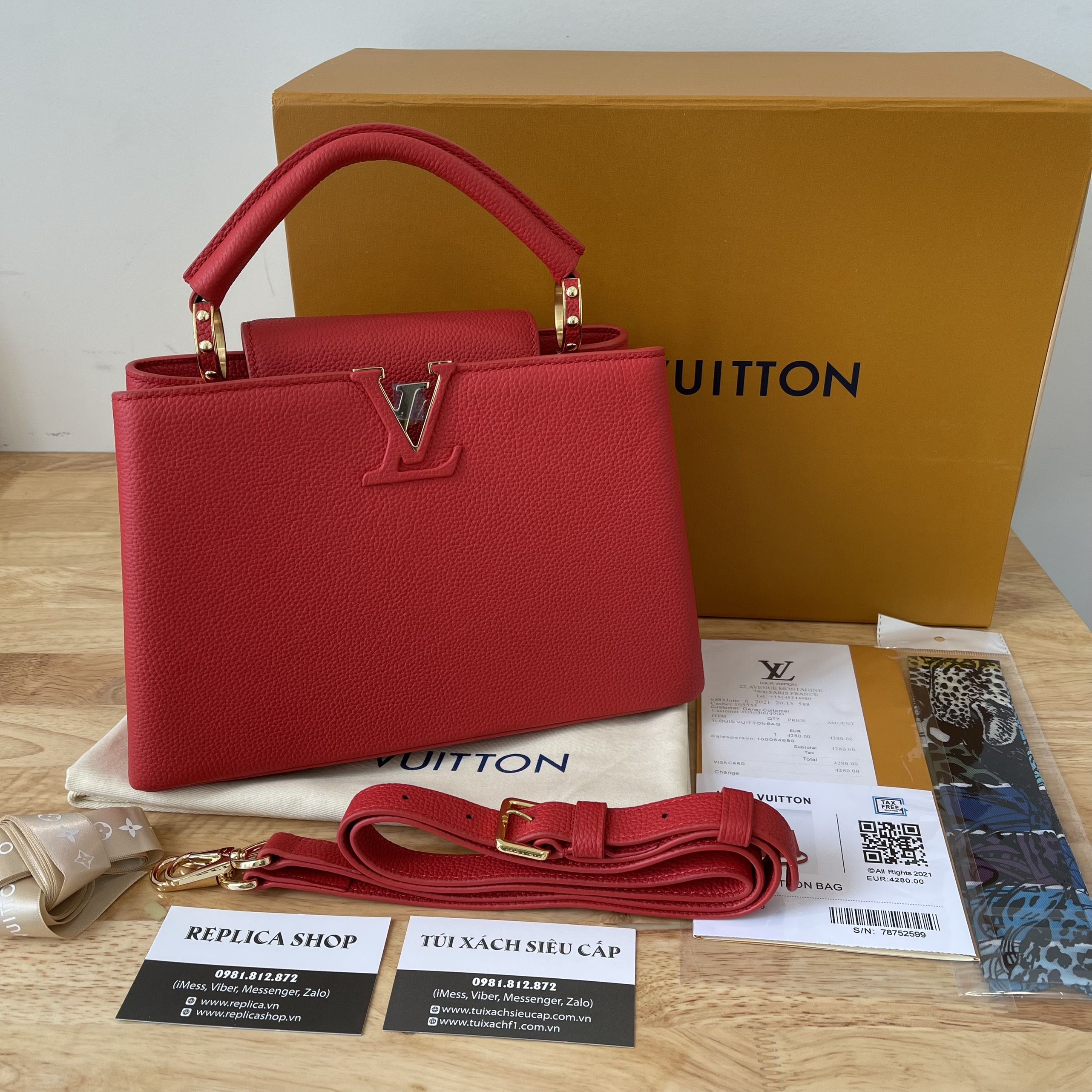 Túi xách nữ Louis Vuitton Siêu Cấp RLCLV1185