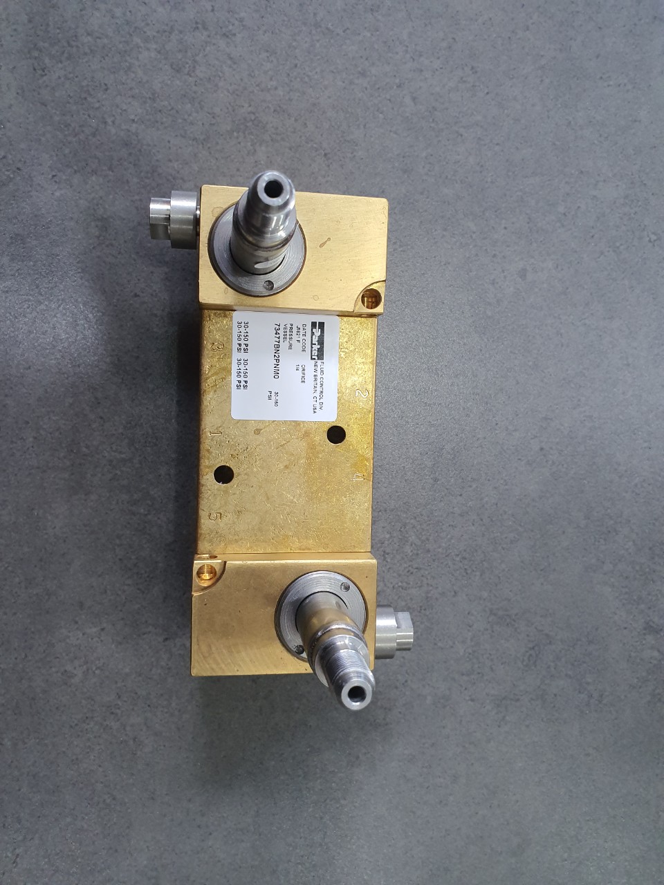 Skinner valve Dual Coil Parker 73477BN2PNM0